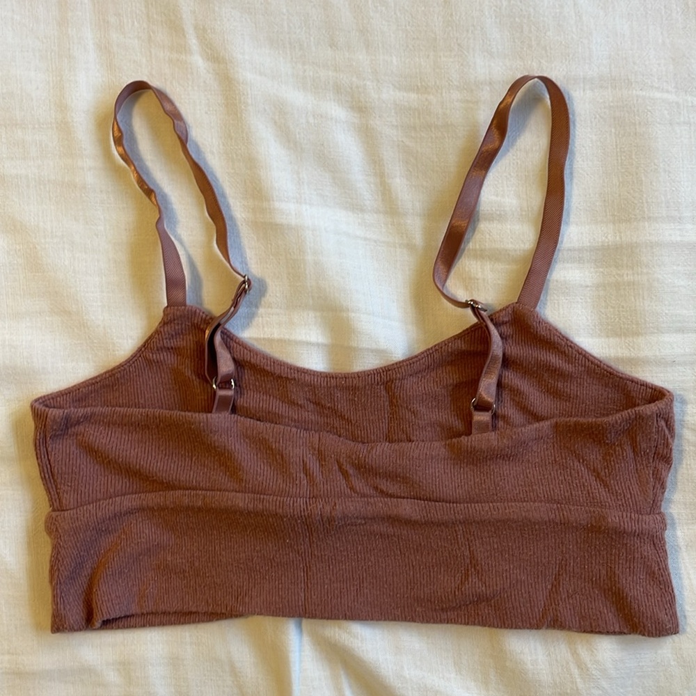 Athleta Ribbed Sleep Bra/Bralette - Picture 2 of 4